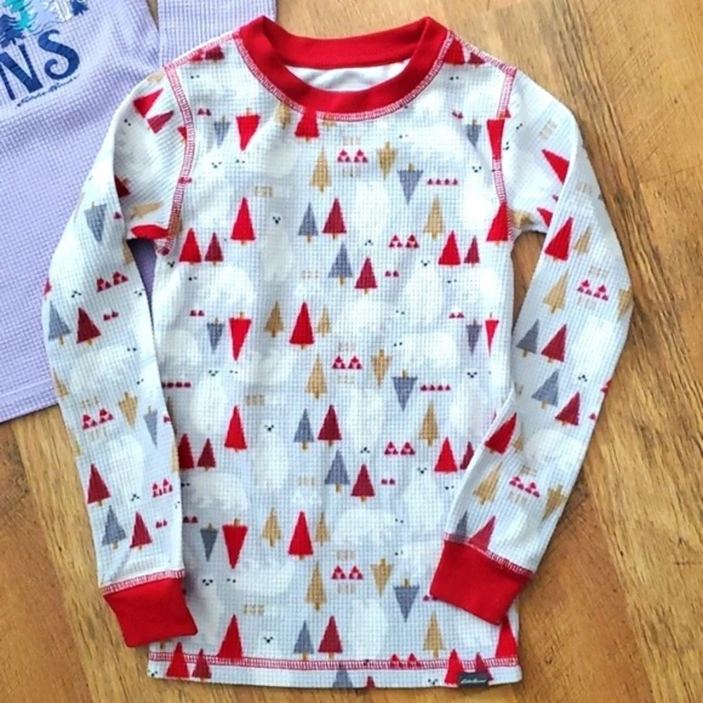 2 Eddie Bauer Waffle Weave Tops Size Kids‎ 6